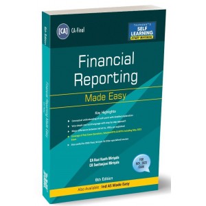 Taxmann's Financial Reporting (FR) Made Easy for CA Final November 2023 Exam by CA. Ravi Kanth Miriyala, CA. Sunitanjani Miriyala